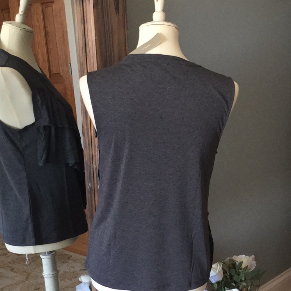 J.Crew Drapey Ruffle Tank Top - Picture 4 of 5